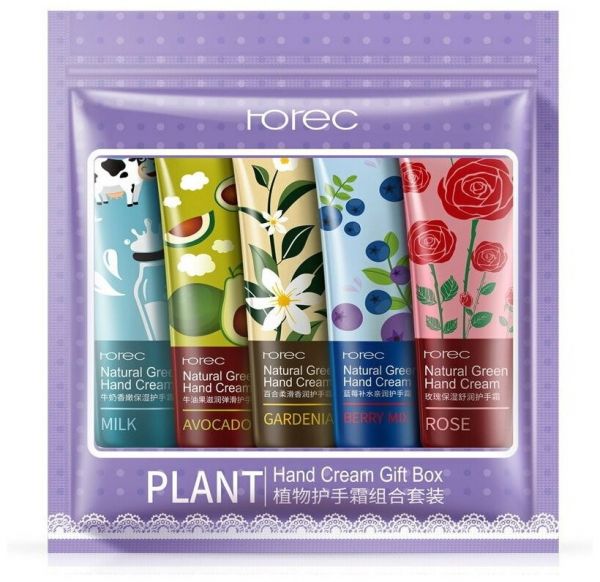 HCHANA Natural Green Hand Cream Gift Box 5pcs